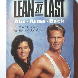 Lean At Last Abs Arms Back Fitness Video VHS 1995